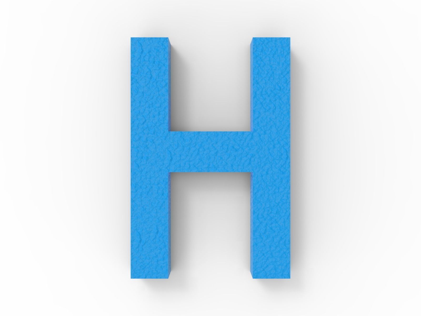 3D Printable English Alphabets -A-Z - Arial Font - 20mm 3D print model_10