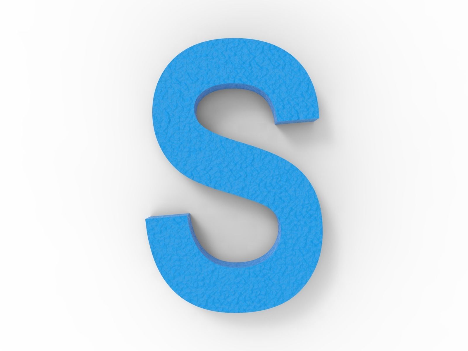 3D Printable English Alphabets -A-Z - Arial Font - 20mm 3D print model_21