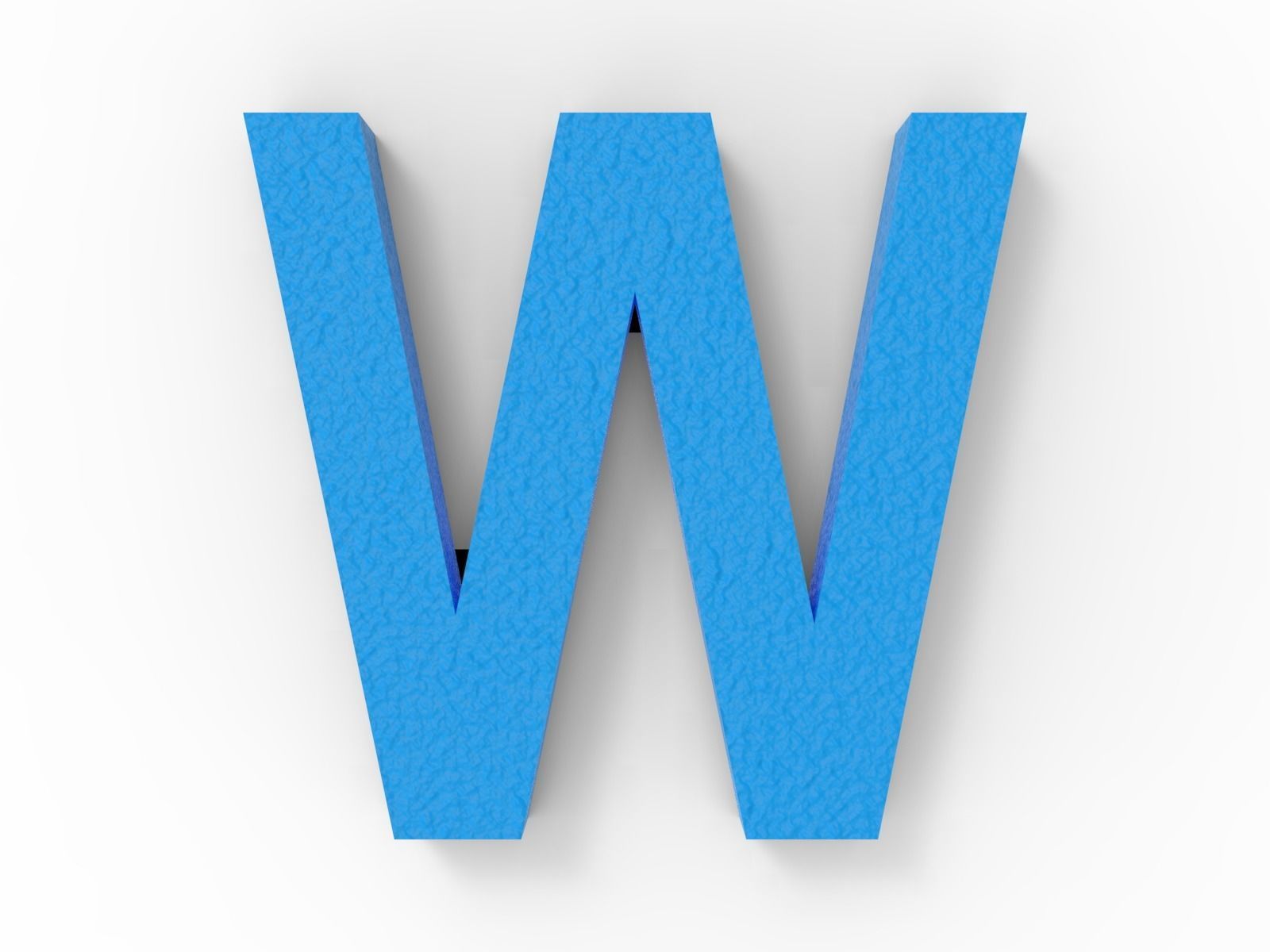 3D Printable English Alphabets -A-Z - Arial Font - 20mm 3D print model_25