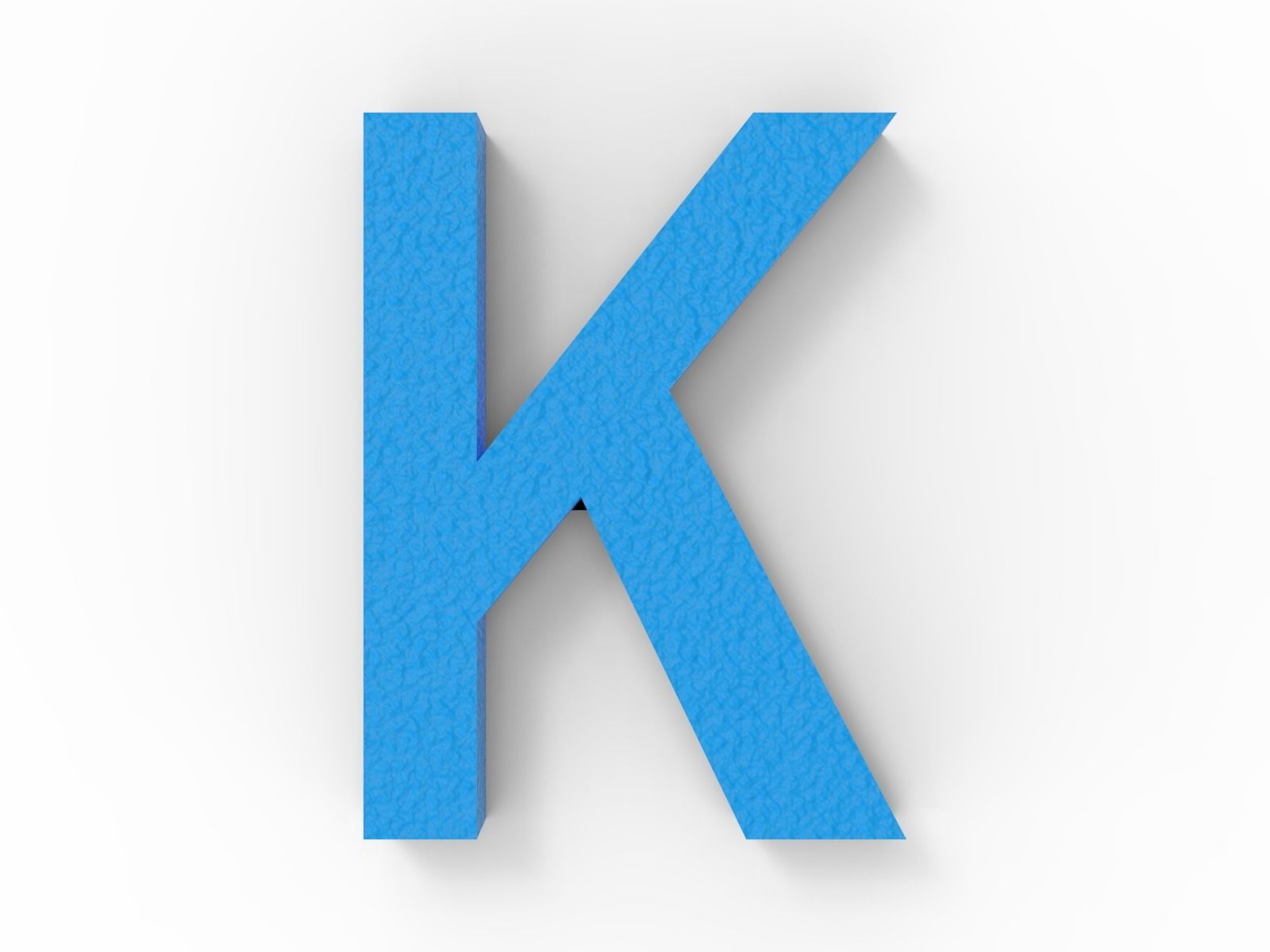 3D Printable English Alphabets -A-Z - Arial Font - 20mm 3D print model_13