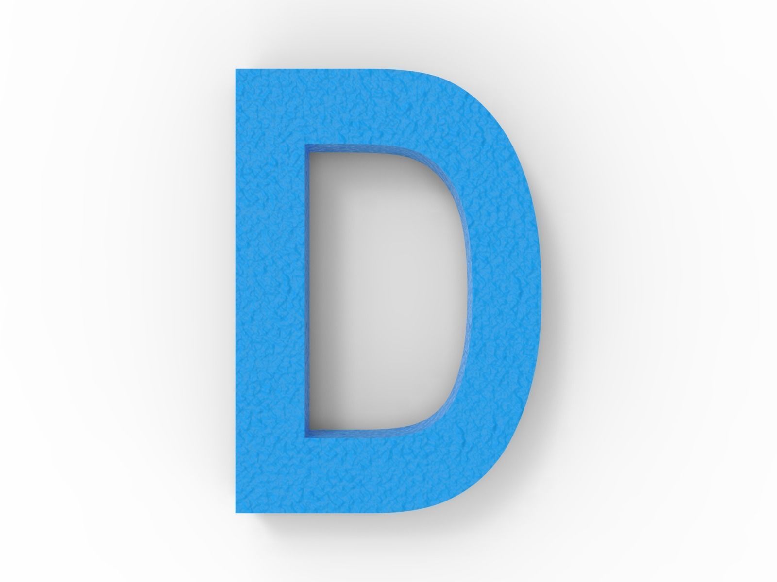 3D Printable English Alphabets -A-Z - Arial Font - 20mm 3D print model_6