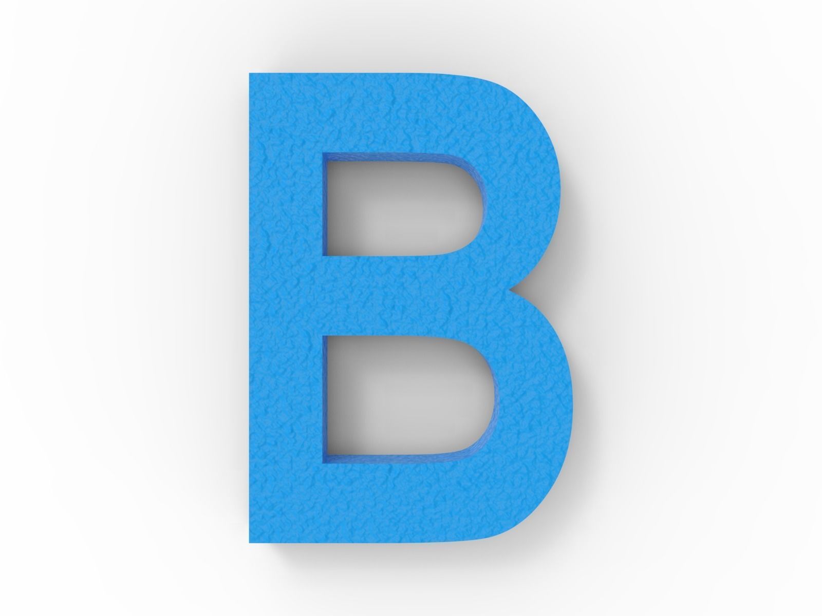 3D Printable English Alphabets -A-Z - Arial Font - 20mm 3D print model_4