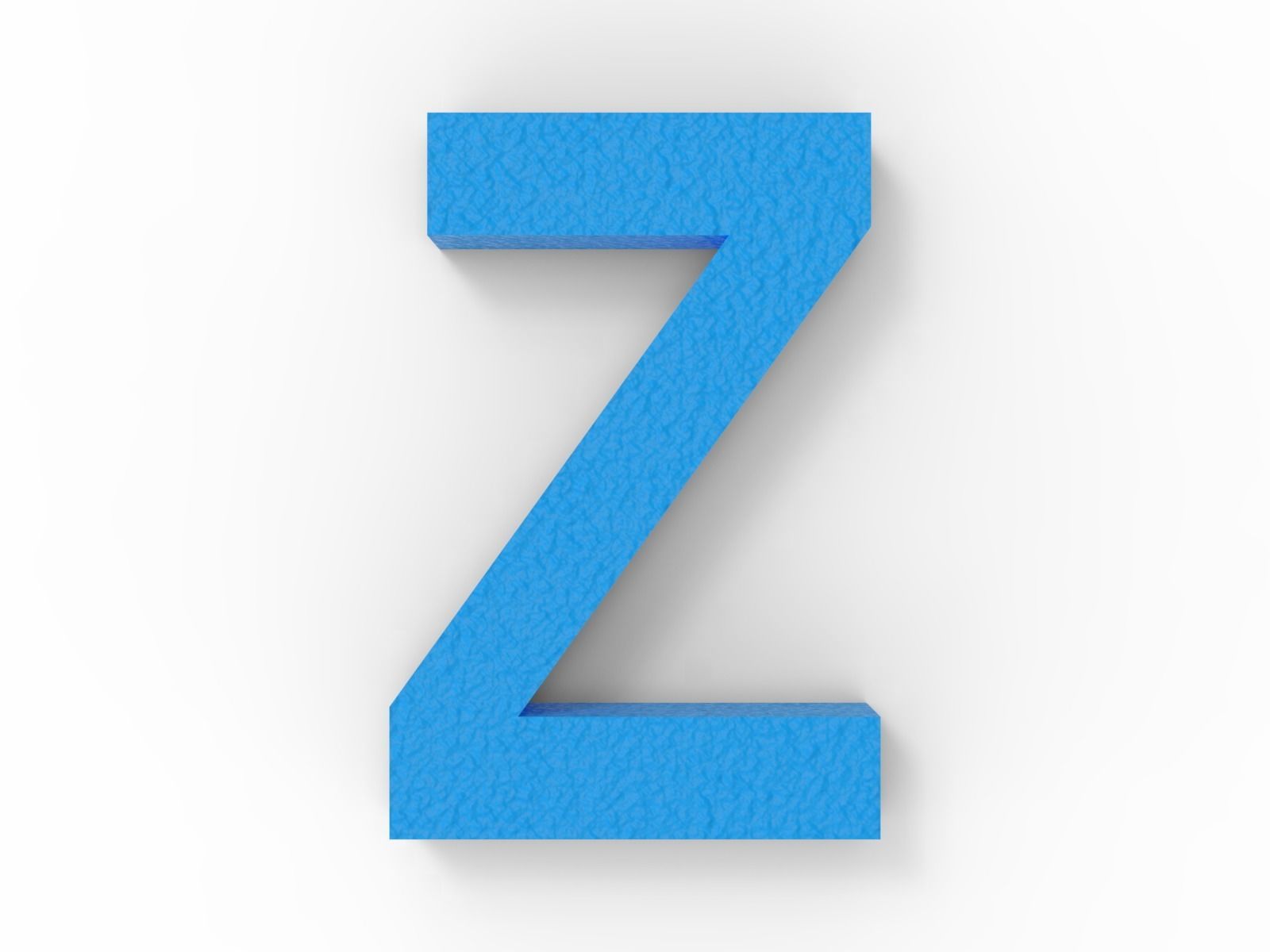 3D Printable English Alphabets -A-Z - Arial Font - 20mm 3D print model_28