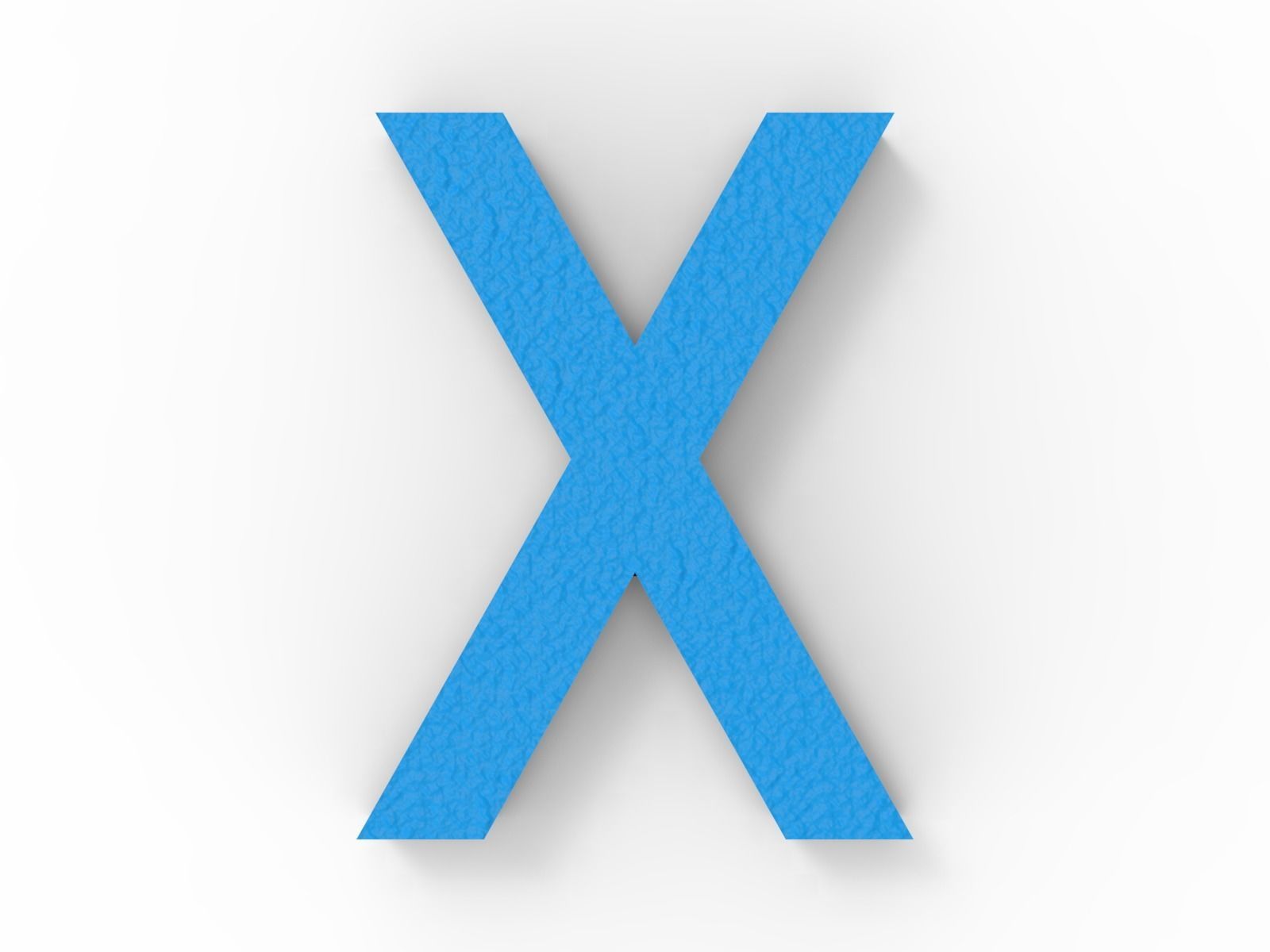 3D Printable English Alphabets -A-Z - Arial Font - 20mm 3D print model_26