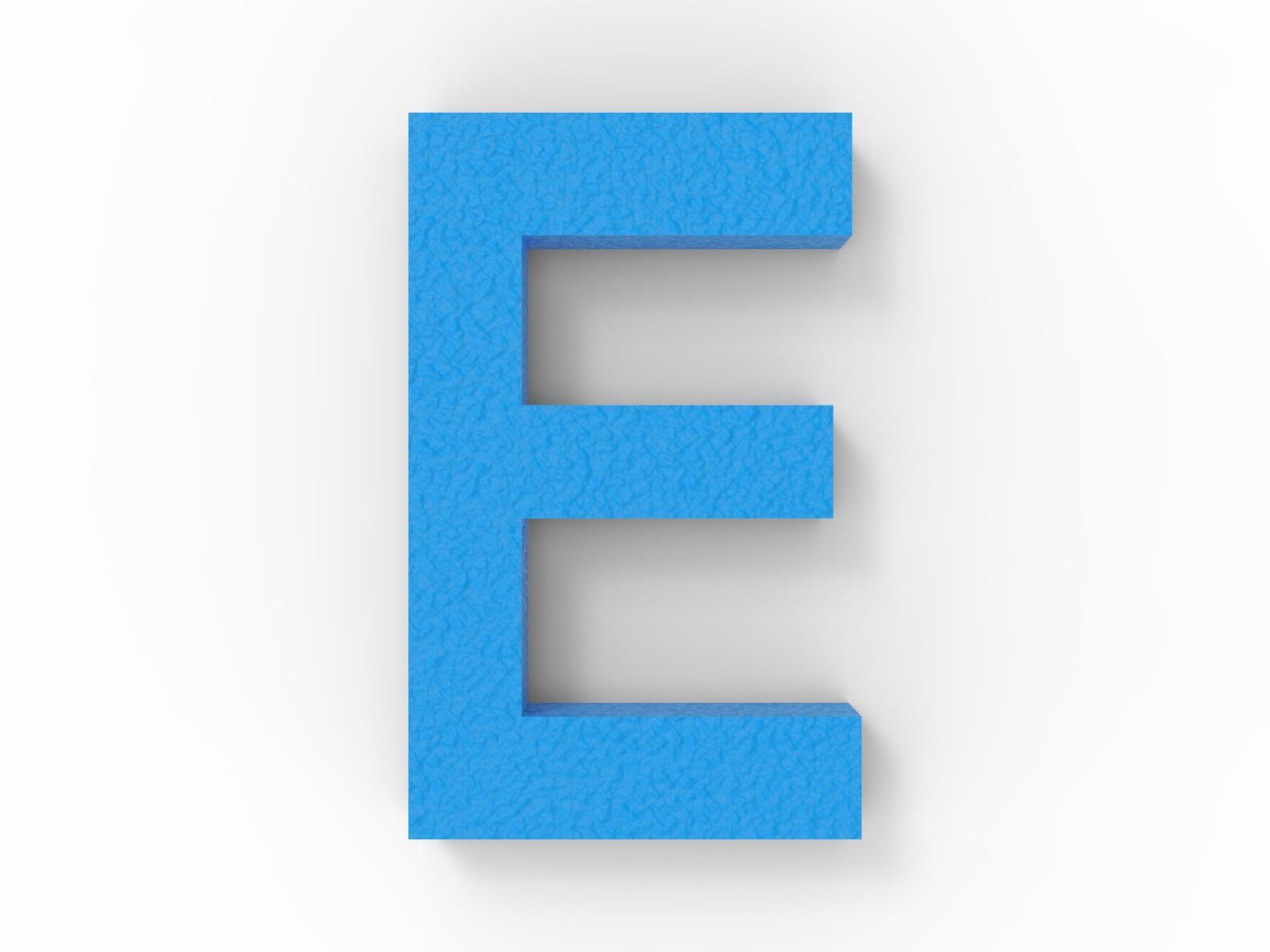 3D Printable English Alphabets -A-Z - Arial Font - 20mm 3D print model_7