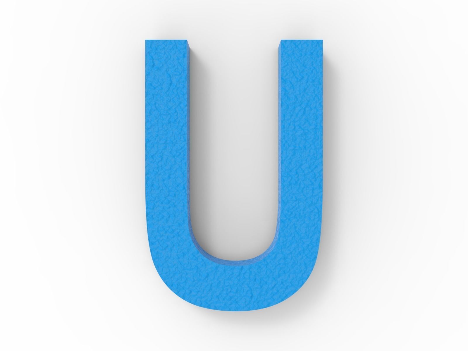 3D Printable English Alphabets -A-Z - Arial Font - 20mm 3D print model_23