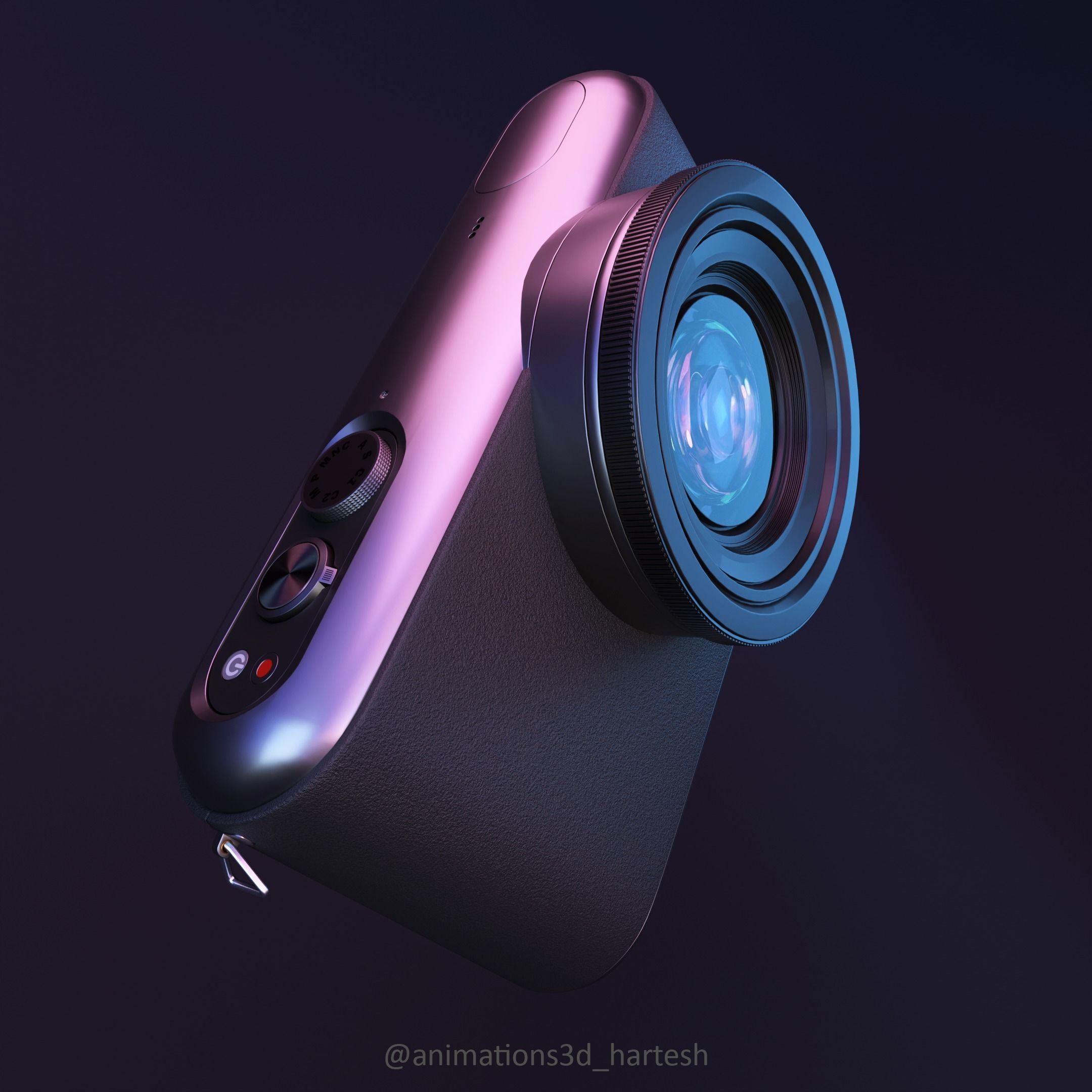 Camera 3D Model  Blender 3D model_2