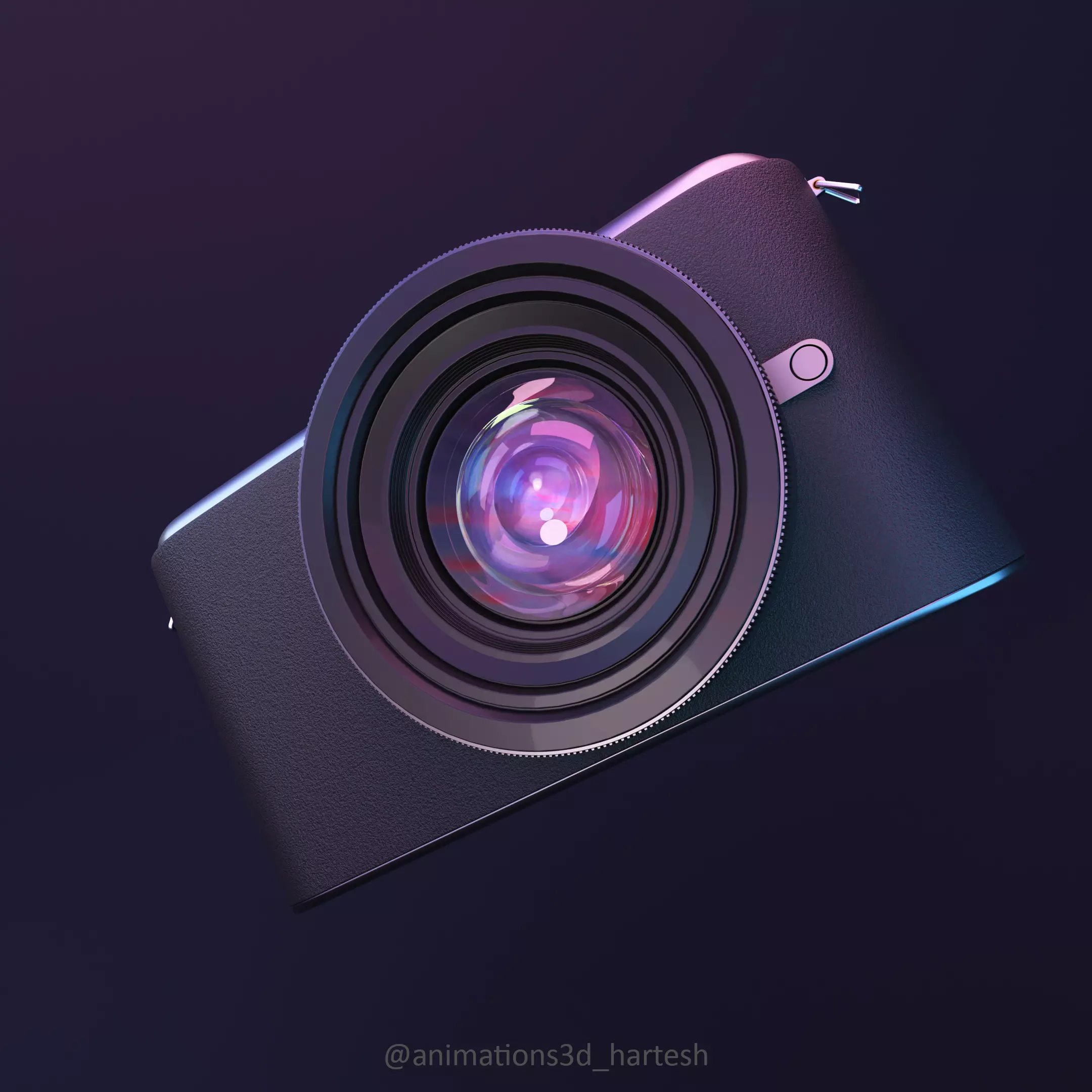Camera 3D Model  Blender 3D model_0