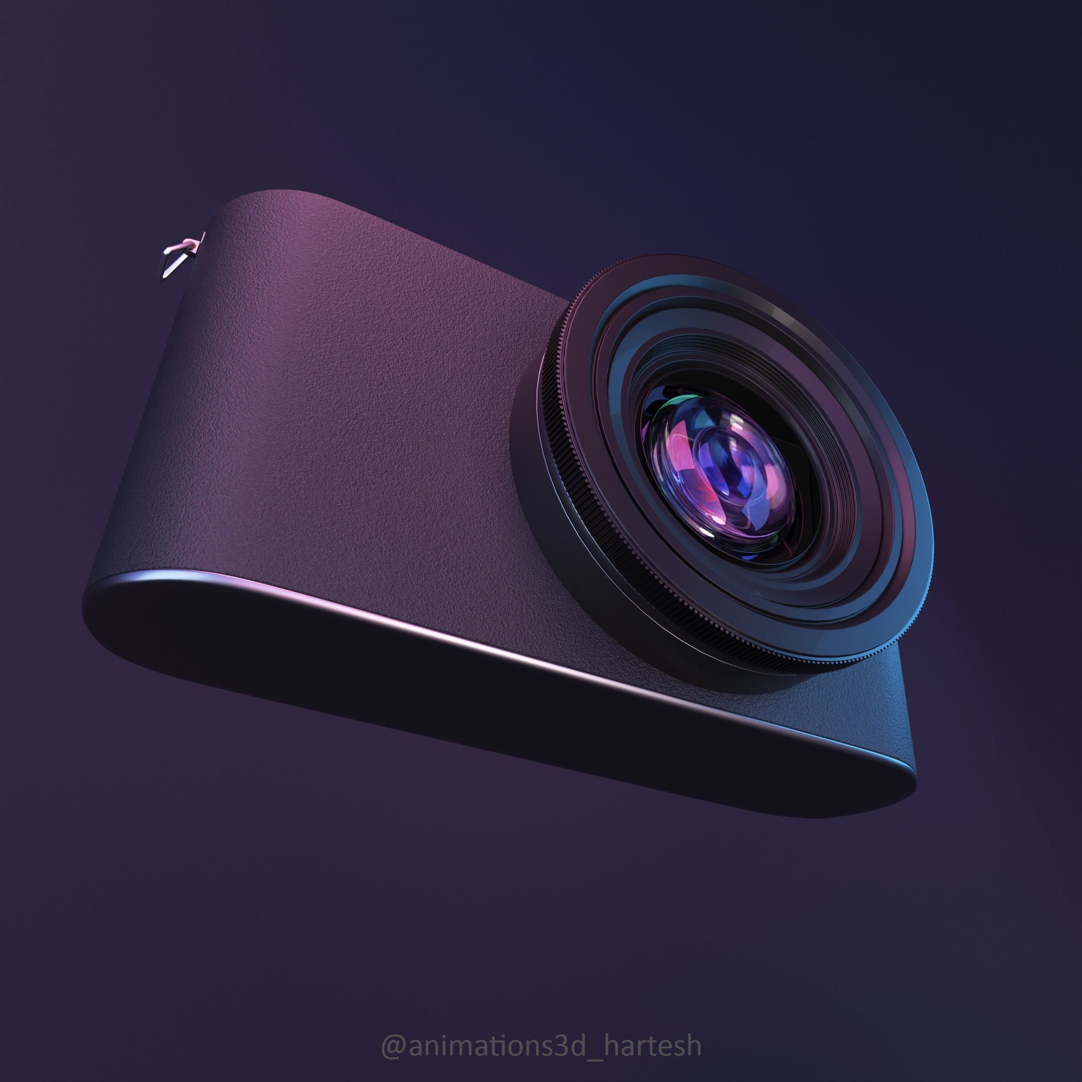 Camera 3D Model  Blender 3D model_4