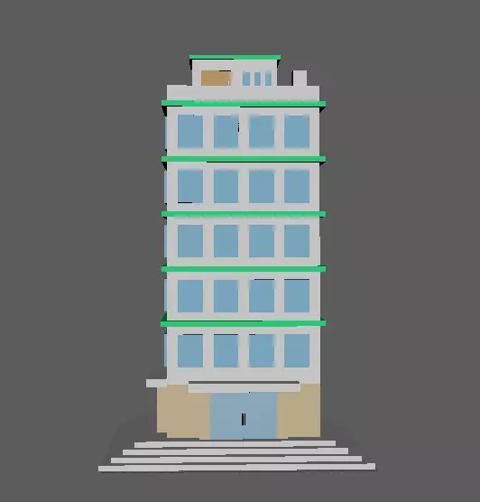 house model office building 3D print model