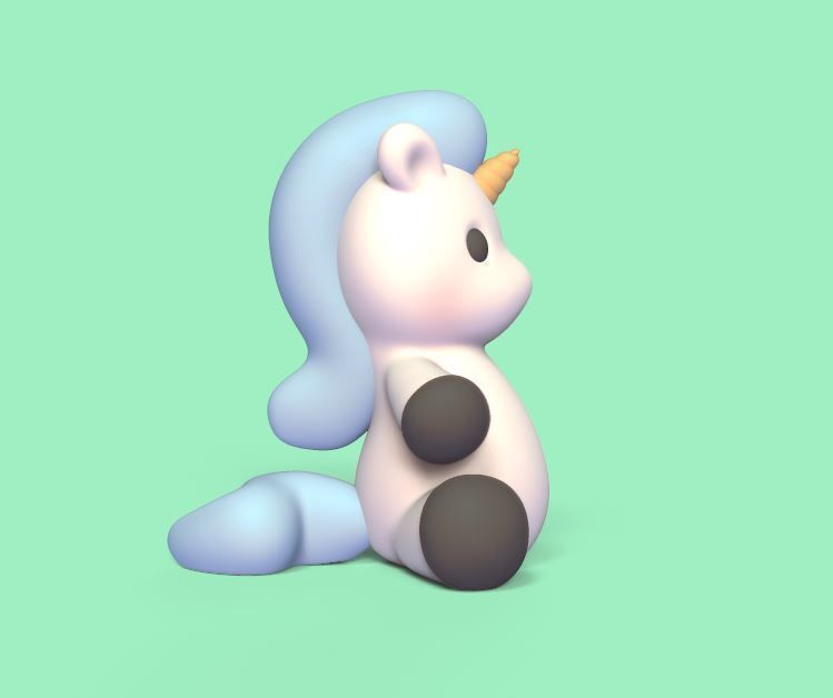 Little Unicorn 3D print model_2