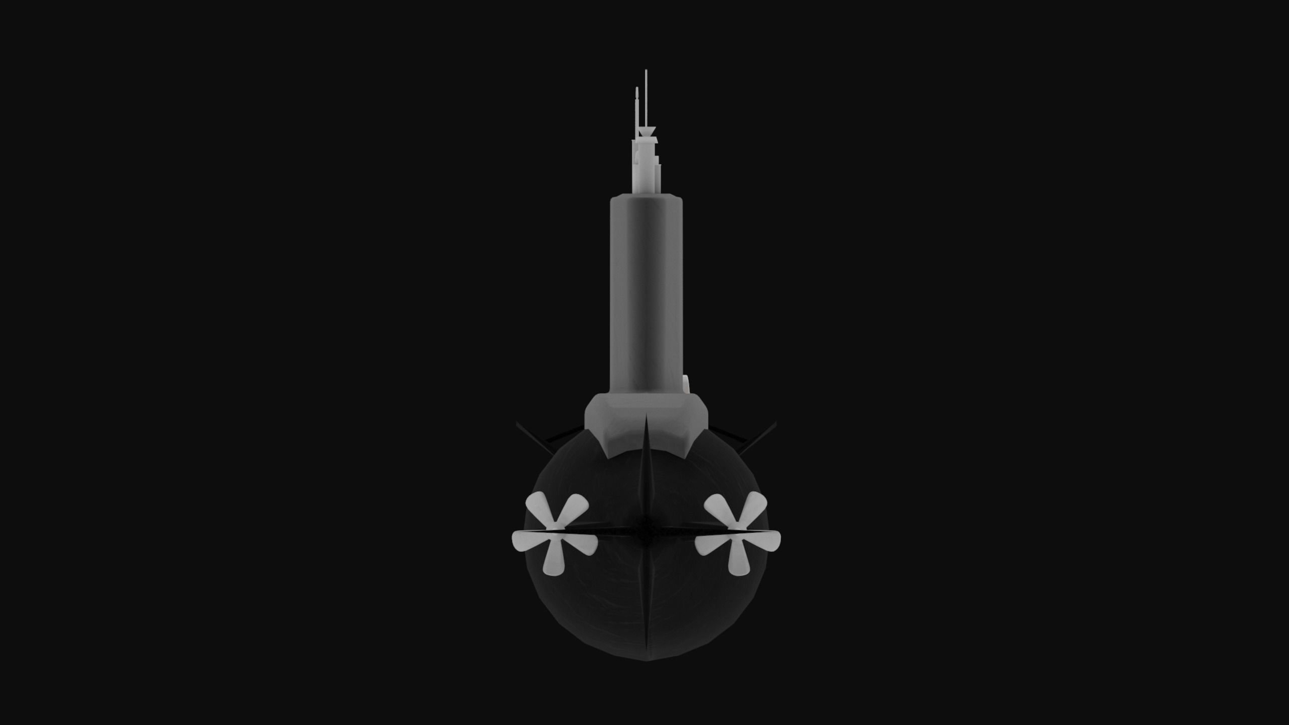 USS Nautilus 3D model_5