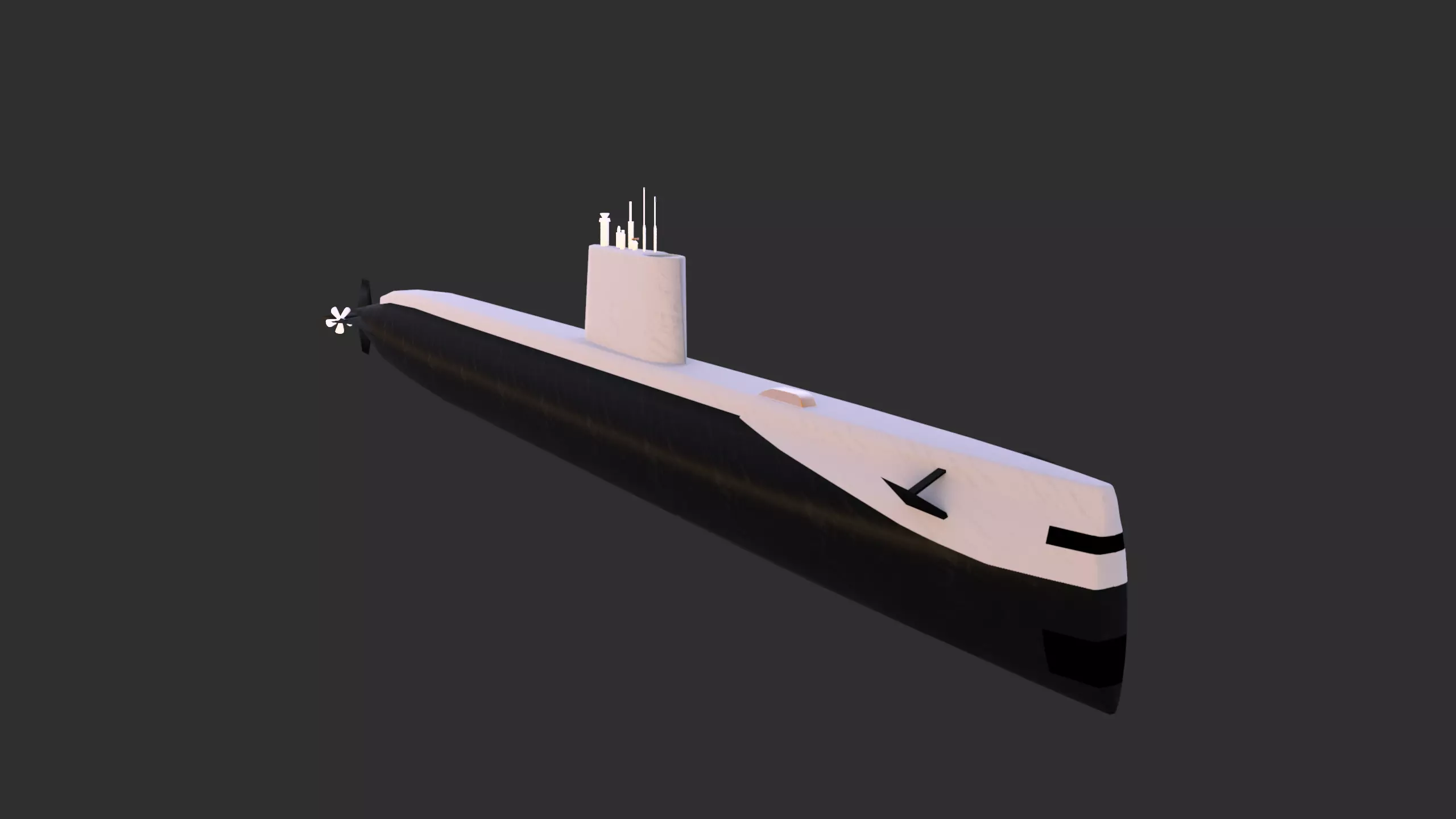 USS Nautilus 3D model_0