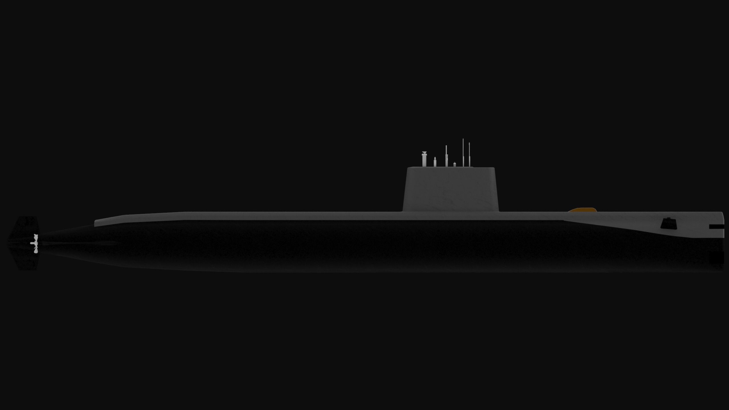 USS Nautilus 3D model_2