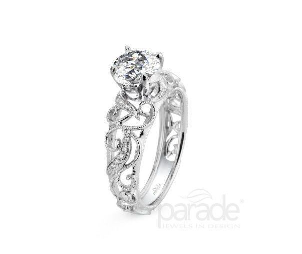 engagement ring diamond 4 prong 661 3D print model_6