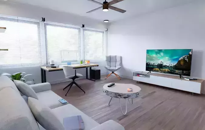 Office modern living room