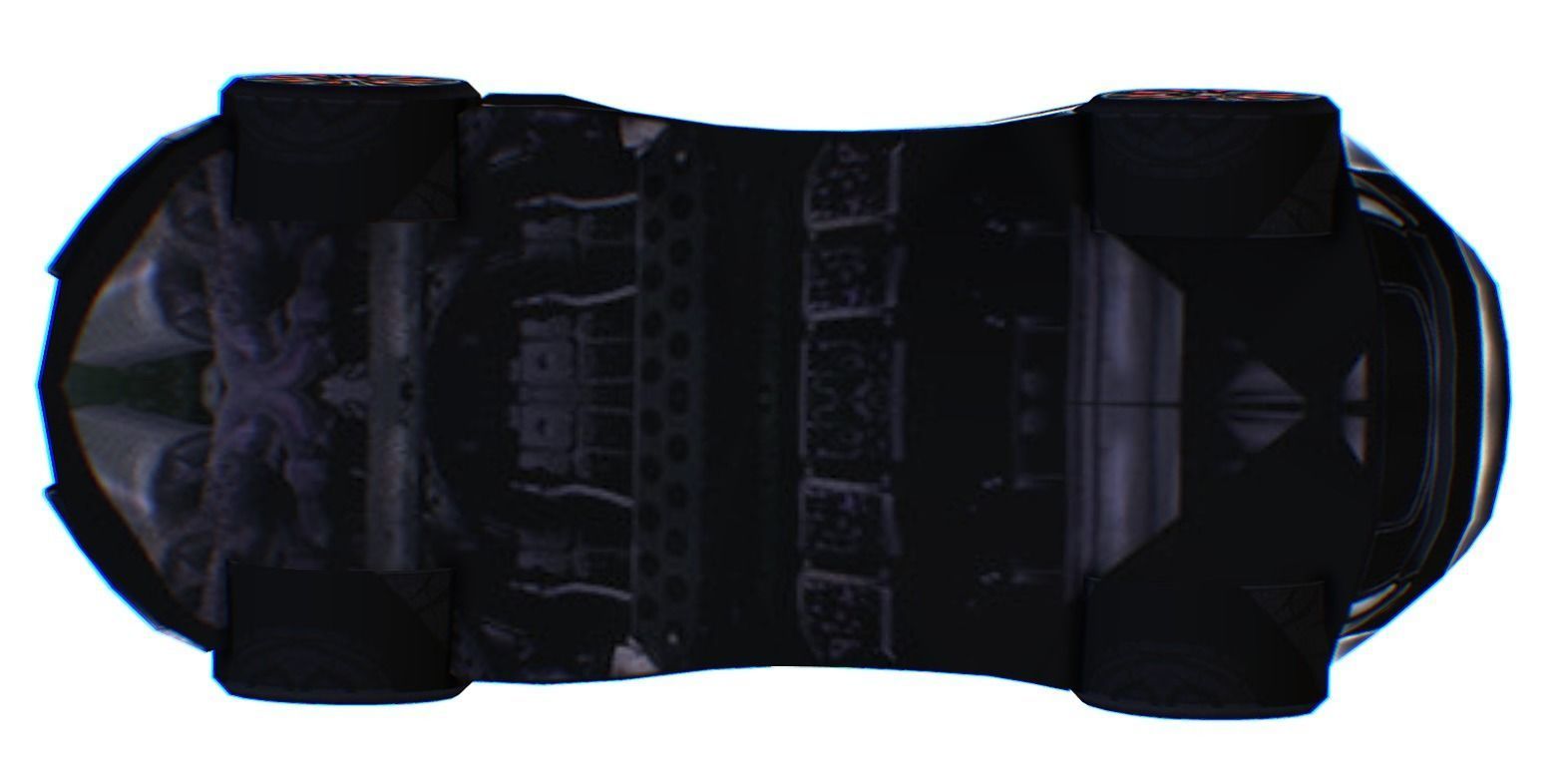 Cartoon Toy AR Racing Car 03 Low-poly 3D model_5