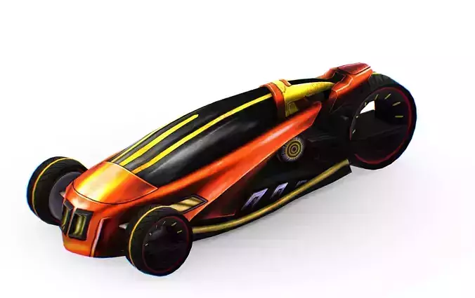 Cartoon Toy AR Racing Car 04