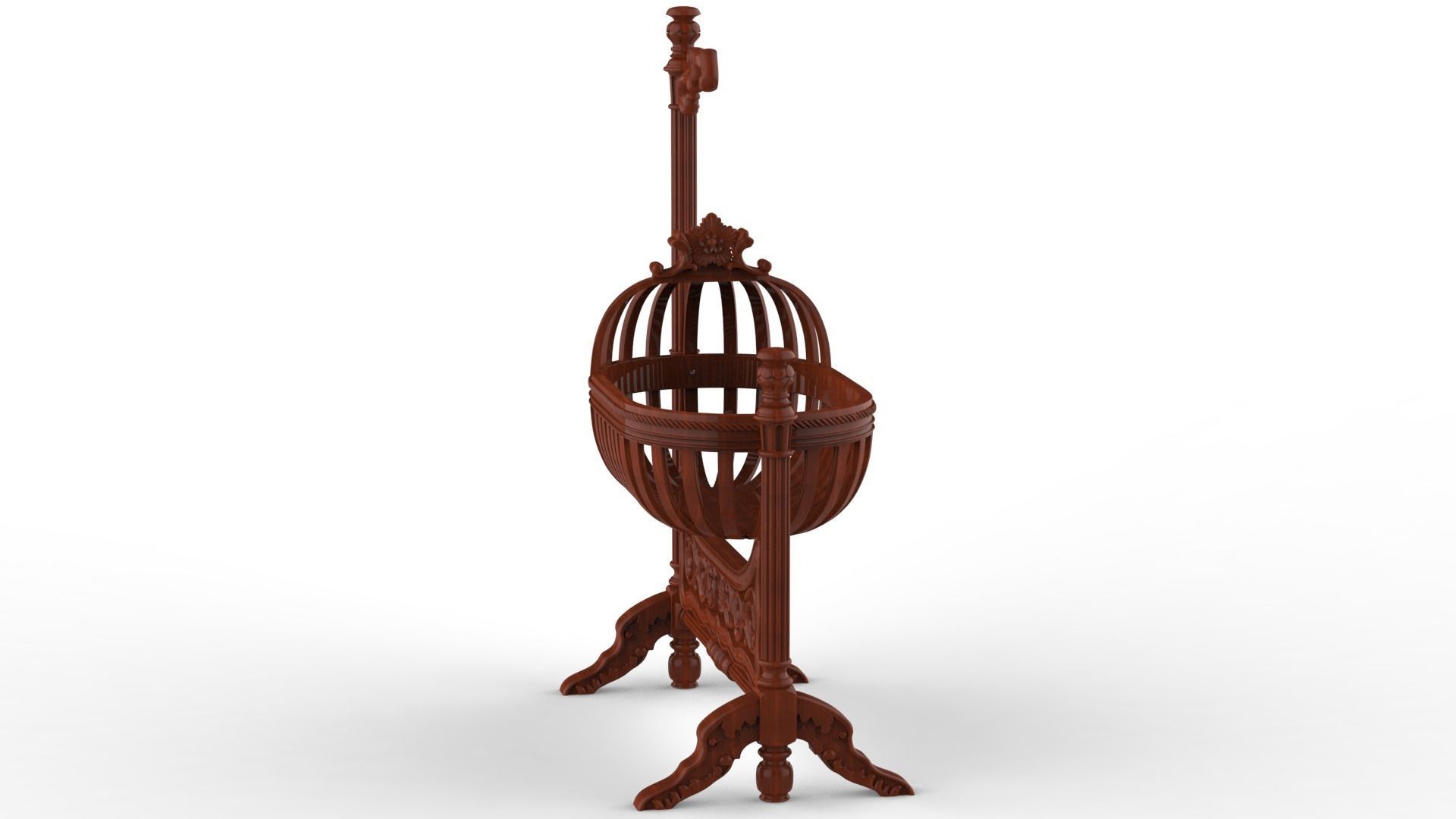 Baby Swing 3D model_2