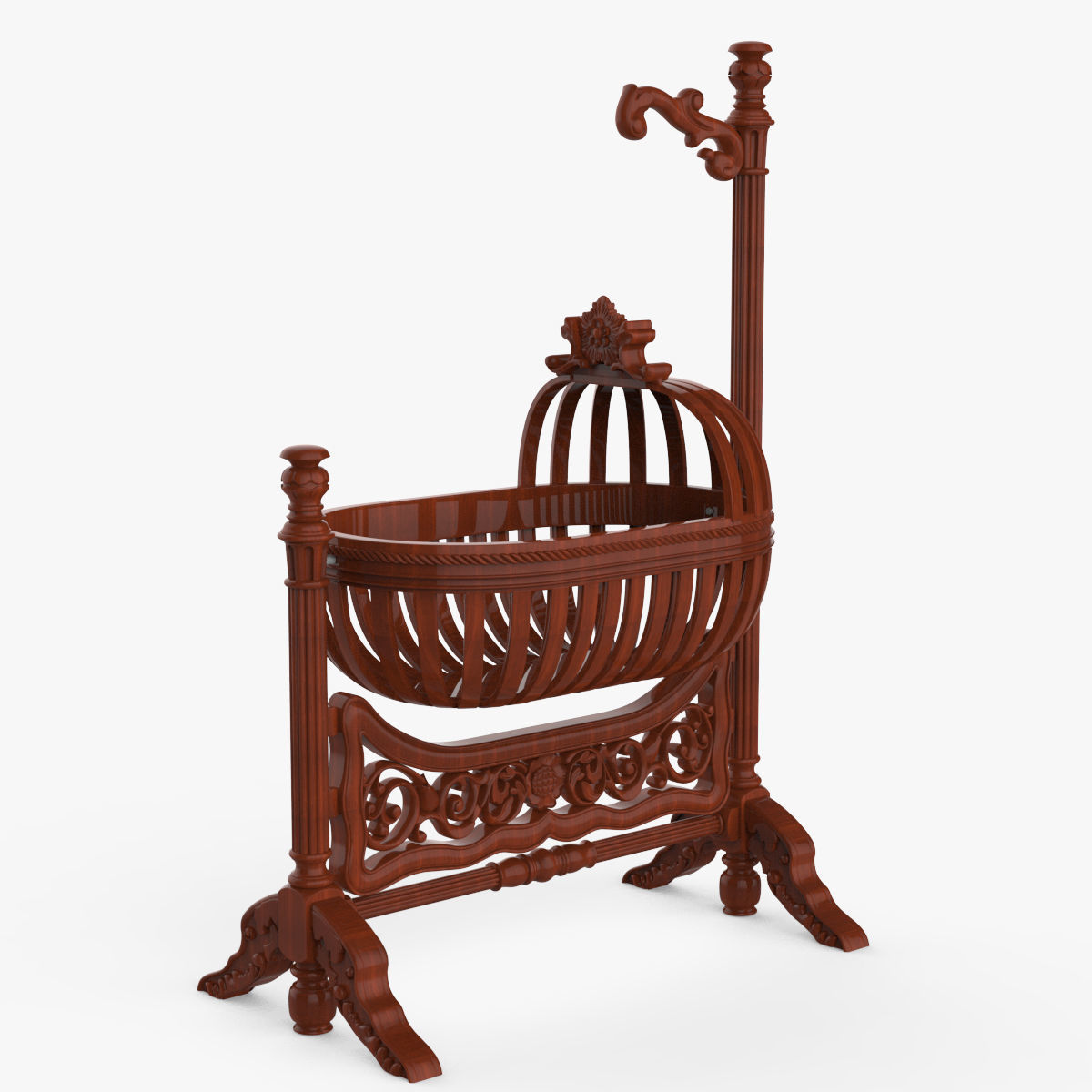 Baby Swing 3D model_8