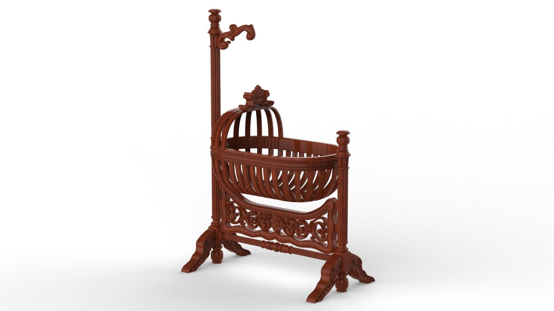 Baby Swing 3D model_3