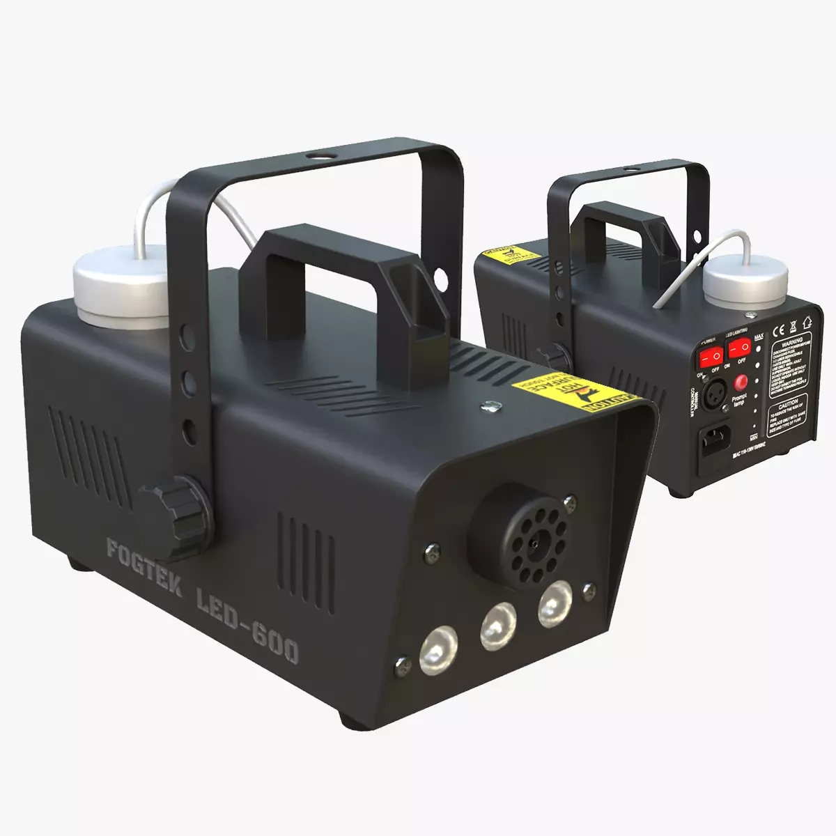 Smoke Machine Low-poly 3D model_0