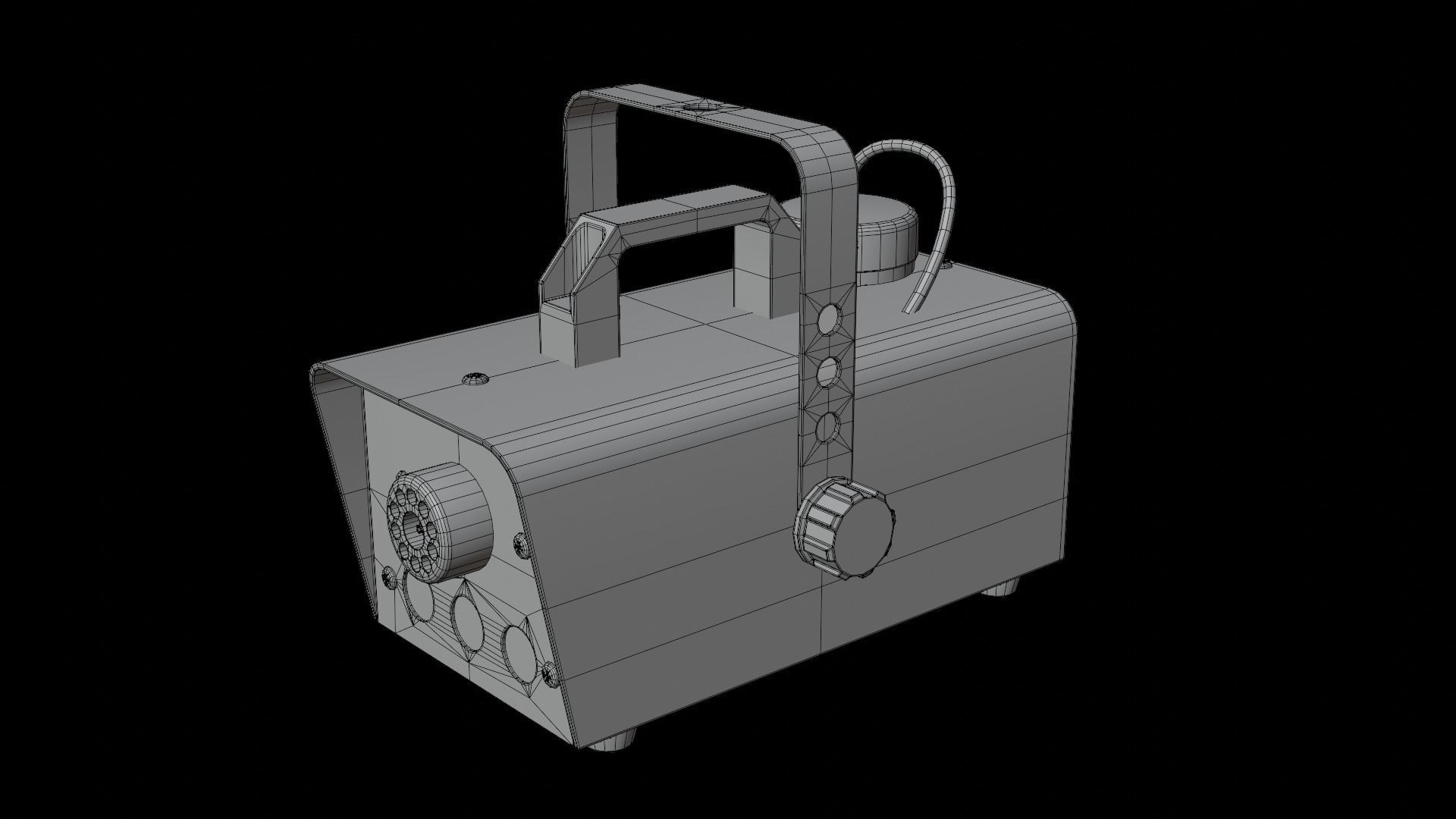Smoke Machine Low-poly 3D model_15