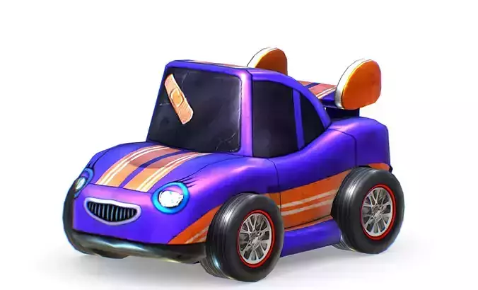 Cartoon Toy AR Racing Car 08