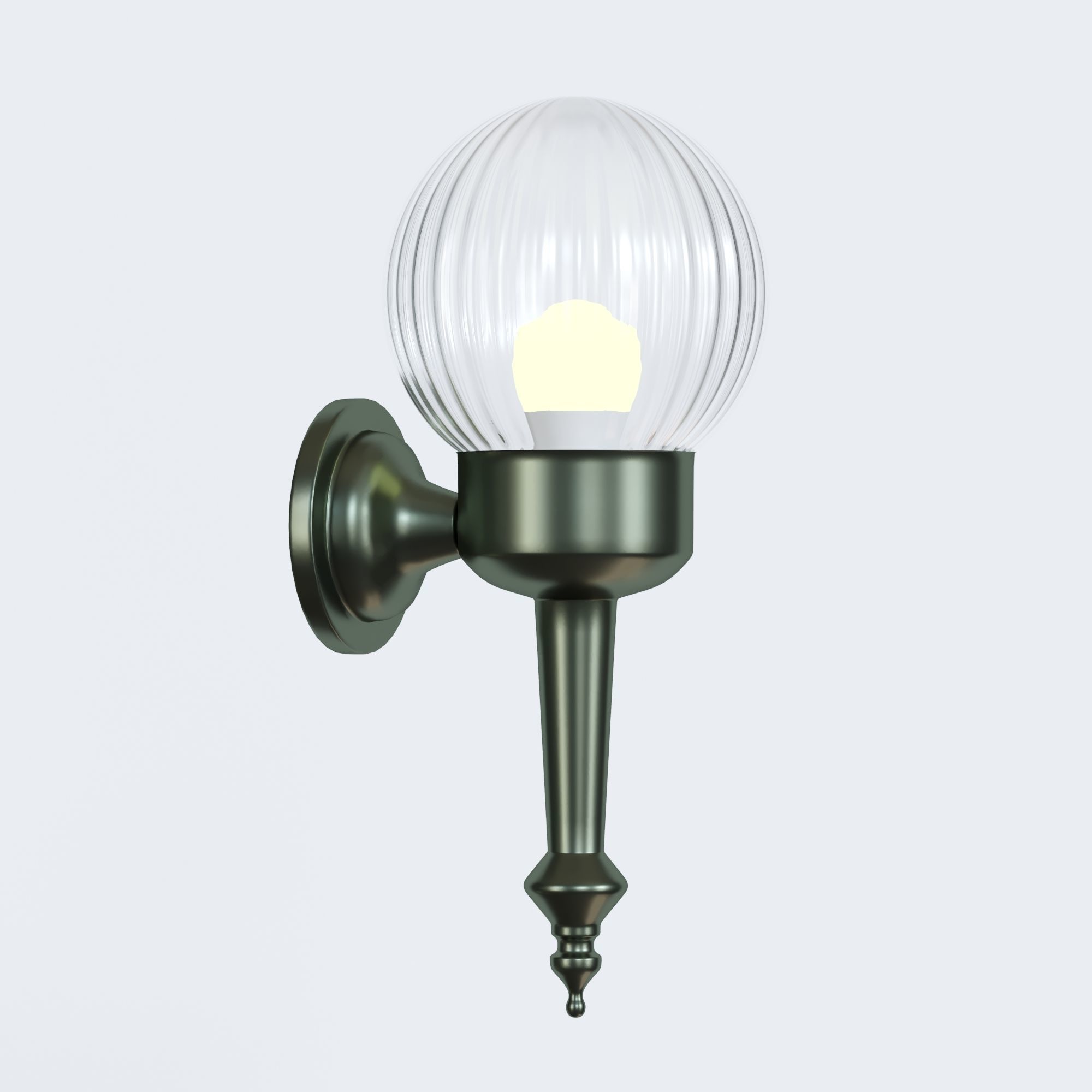 Wall chandelier 3D model_2