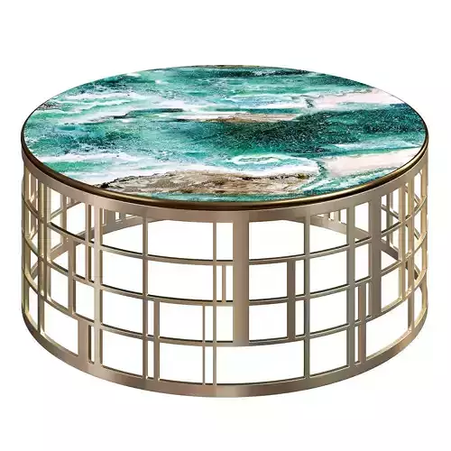 Said Table Stainless Steel 3D model