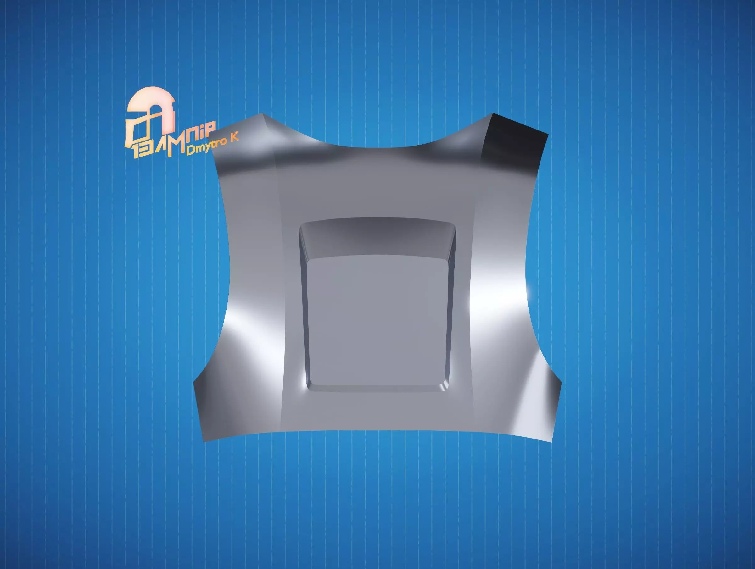 Custom Mandalorian Back Armor 3D print model_0