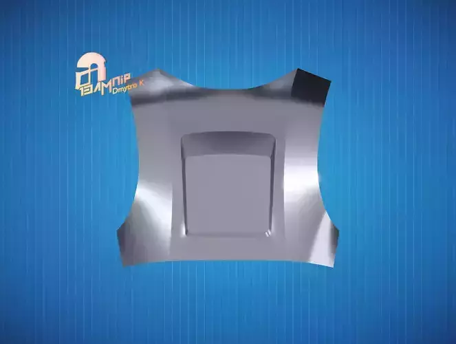 Custom Mandalorian Back Armor 3D print model