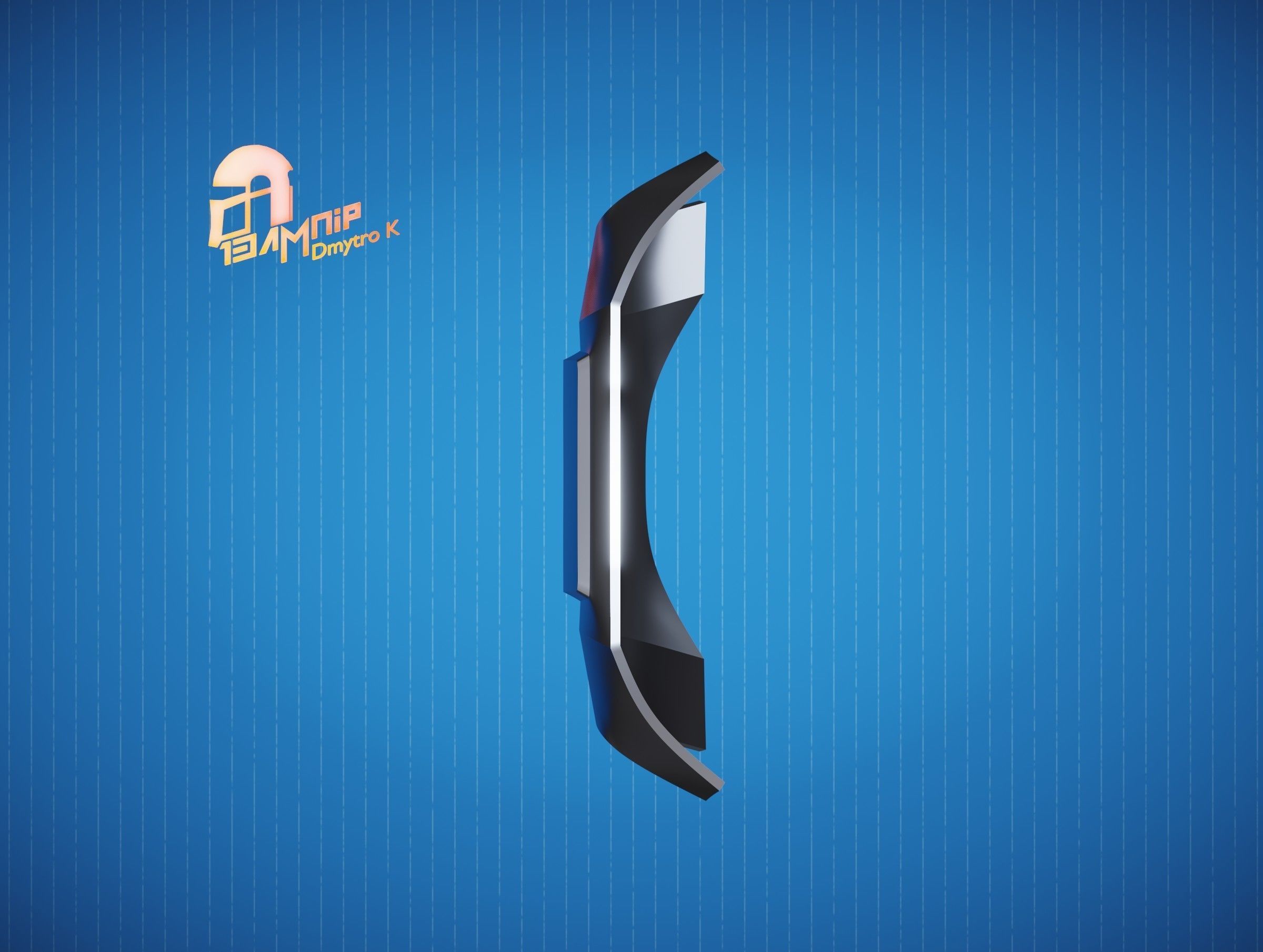 Custom Mandalorian Back Armor 3D print model_15