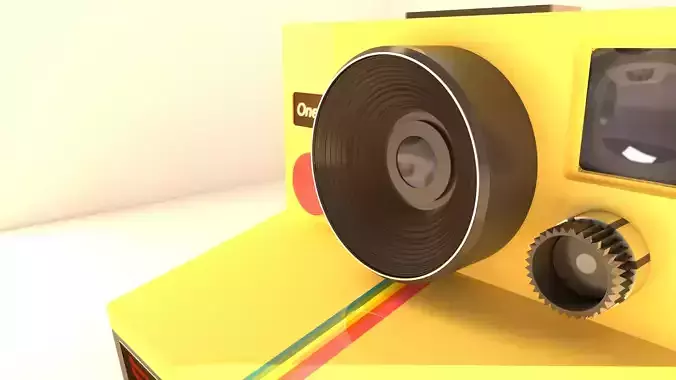 3D Polaroid Camera Model 