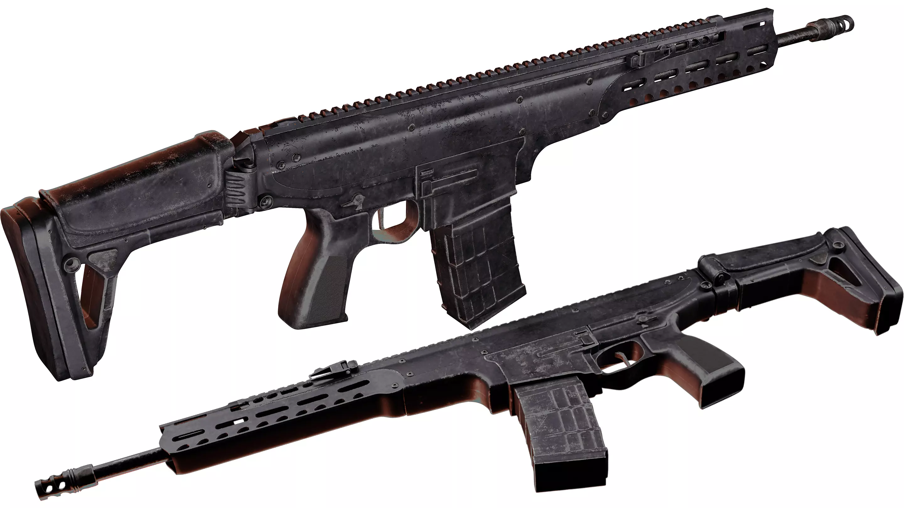PWS UXR Rifle 3D model 3D model