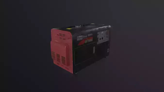 Generator 3D Model Low-poly 3D model Generator 3D Model Low-poly 3D model