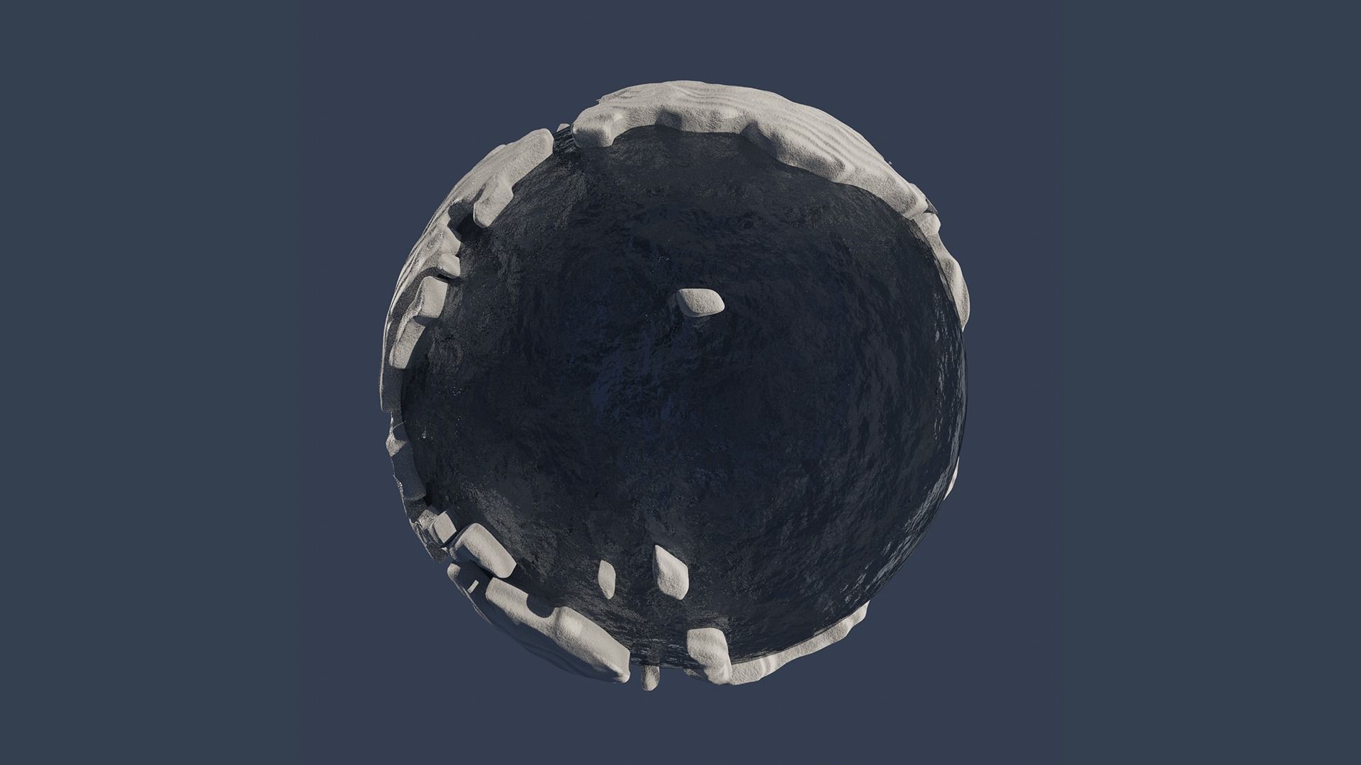 Snow Covered World Low-poly 3D model_5