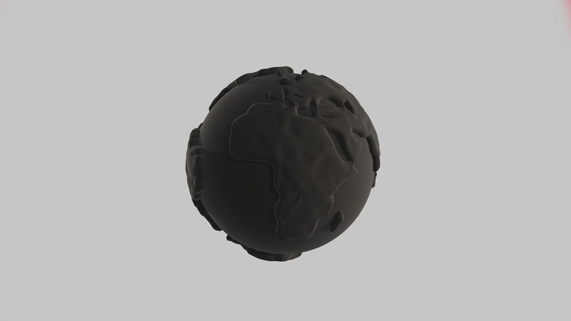 Snow Covered World Low-poly 3D model_13