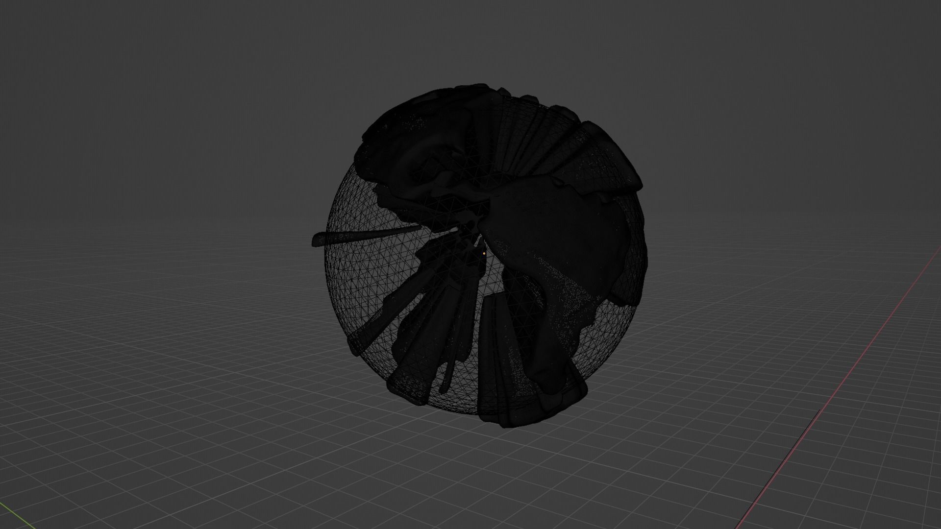 Snow Covered World Low-poly 3D model_15