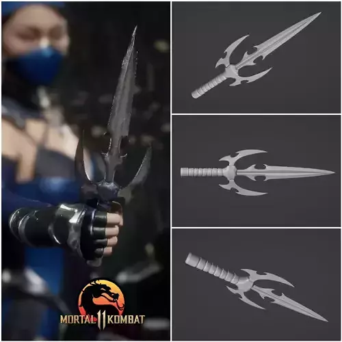 Kitana sai - DeathHawk  3D print model
