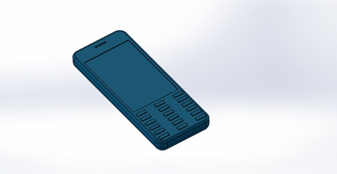 Dummy Mobile Phone 3D print model_2