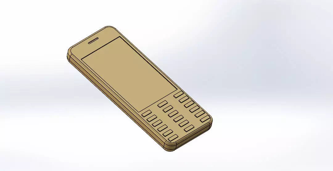 Dummy Mobile Phone 3D print model_0