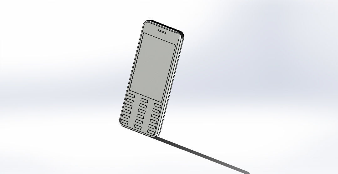 Dummy Mobile Phone 3D print model_1