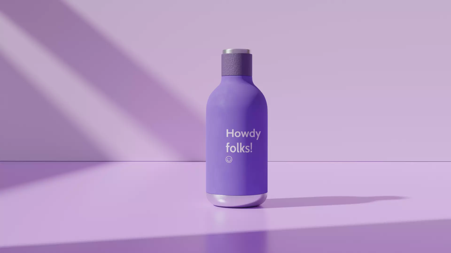 Stainless Steel Water Bottle Free 3D model