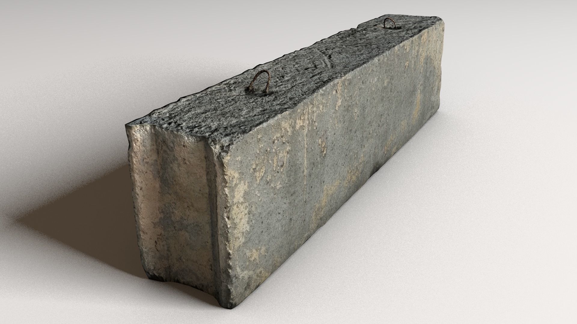 Old concrete blocks 3D model_7