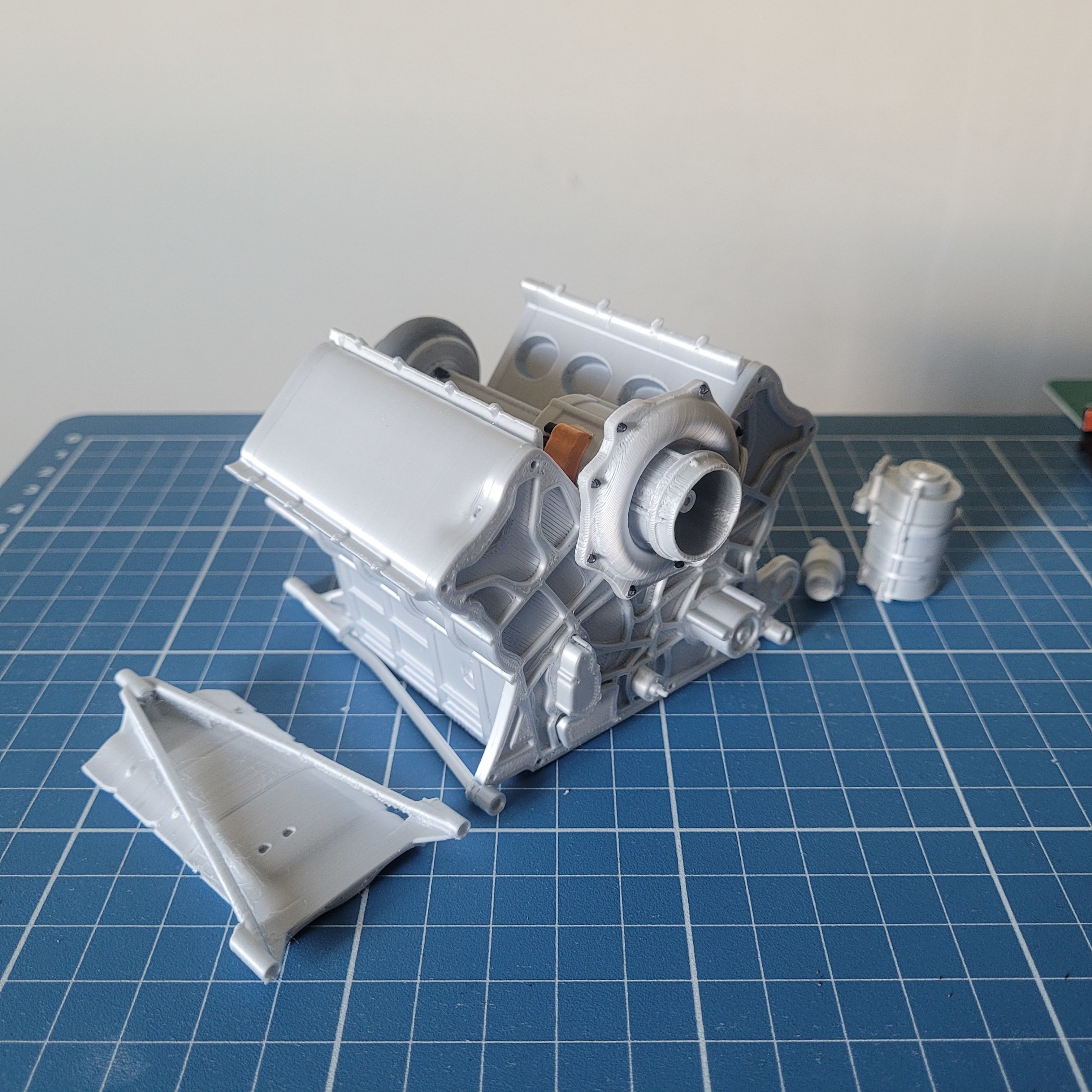 F1 HYBRID ENGINE STL FILES 3D print model_11