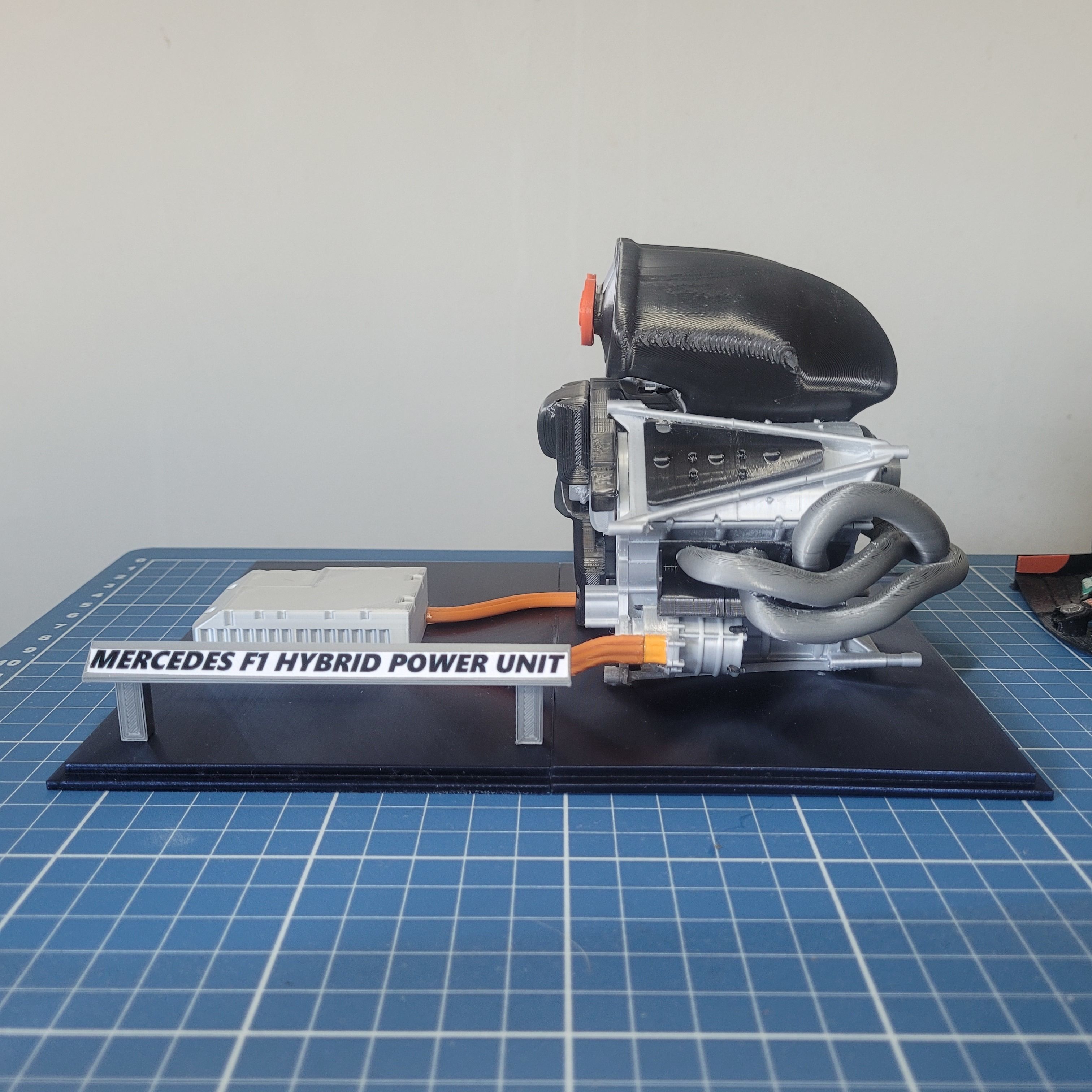 F1 HYBRID ENGINE STL FILES 3D print model_24