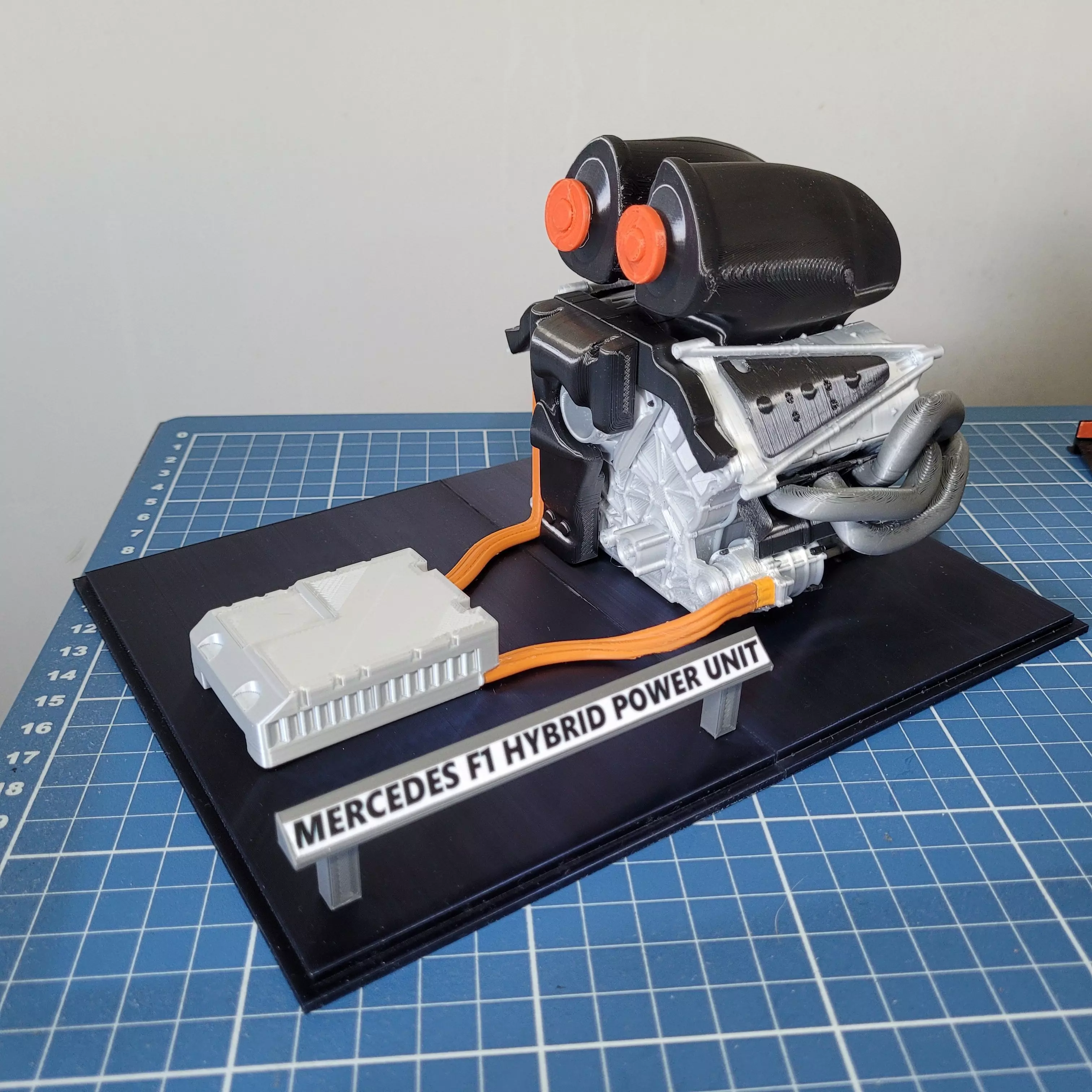 F1 HYBRID ENGINE STL FILES 3D print model_0