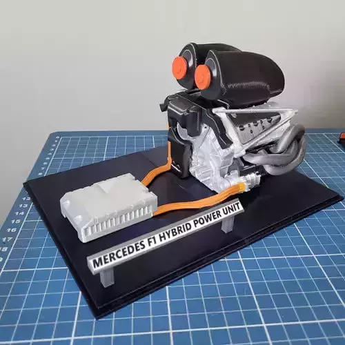 F1 HYBRID ENGINE STL FILES 3D print model