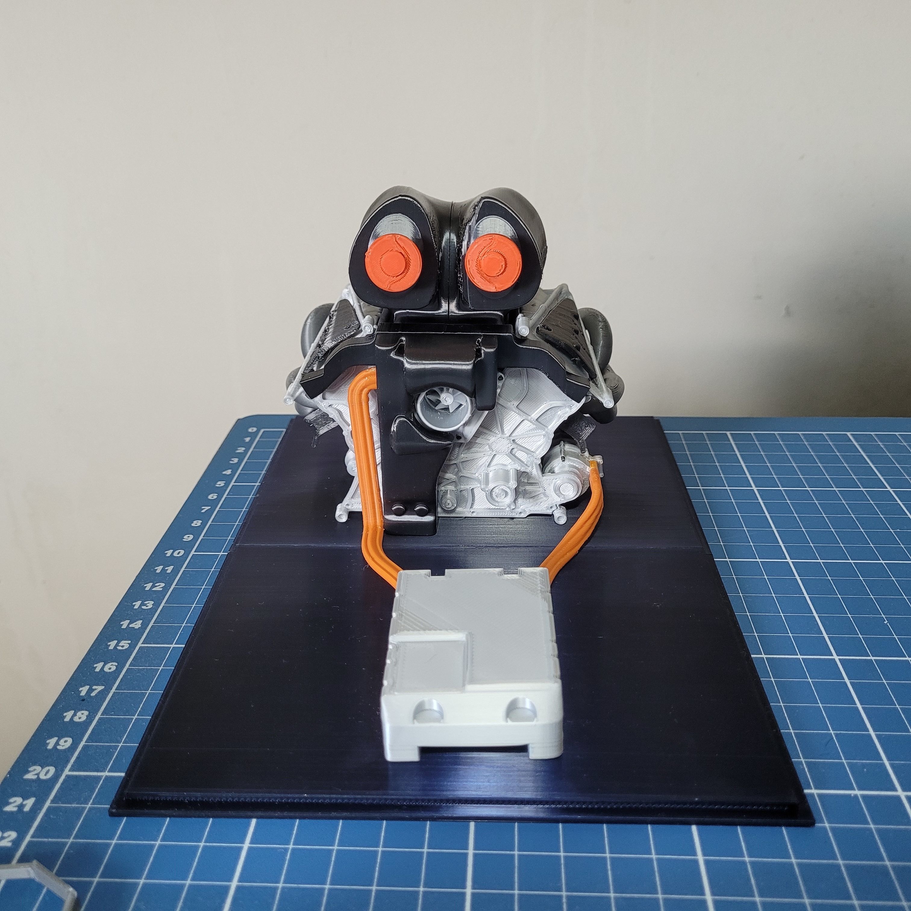 F1 HYBRID ENGINE STL FILES 3D print model_22